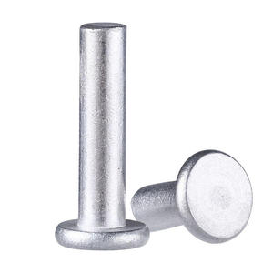 Rivets plats en aluminium, solides, résistants à la corrosion, légers, pour l'automobile et le travail des métaux - Product Image 1