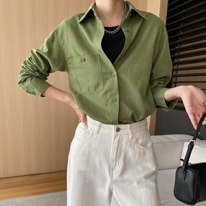 Camicia Casual a maniche lunghe con bottone autunnale in <span class=keywords><strong>viscosa</strong></span> da <span class=keywords><strong>donna</strong></span> - Product Image 5