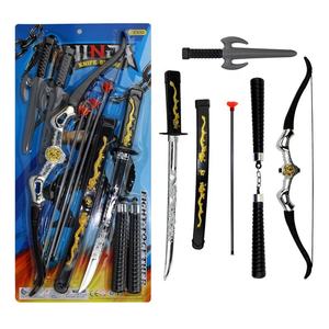 Trẻ Em Abs Chất Liệu Vai Trò Chơi Chiến Binh Đồ Chơi Đặt Thanh Kiếm Nhựa Và Chiến Binh Trang Phục Thiết Lập - Product Image 3