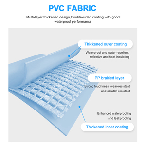 Barrera de Contención de Derrames de PVC Tipo Flotante para Aguas Tranquilas Costeras, Barrera de PVC Sólida Tipo Flotante para Derrames de Petróleo - Product Image 5