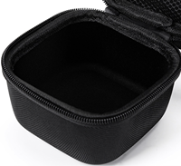 Pochette de rangement électronique carrée portable, étui rigide en EVA, sac de rangement pour câbles de voyage, pour écouteurs, câbles USB et accessoires 3C