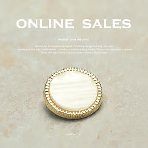 Bouton fantaisie en métal doré de luxe 20mm 22mm 25mm pour boutons décoratifs de manteau de femmes vente en gros - Product Image 5