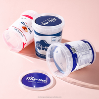 Contenant alimentaire durable en PP de qualité alimentaire à paroi simple, 200ml-1000ml, pour yaourt, avec logo – Nouveauté 2025 – Vente chaude