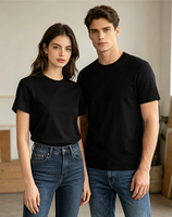 T-shirt Homme 250g en Mélange Nylon Coton Spandex, Tailles S-4XL, Personnalisable avec Logo, Uni, Manches Courtes, Haute Qualité