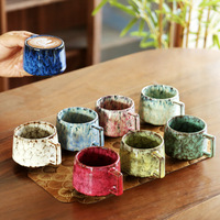 Tasse à café en céramique de luxe four glaçure tasse service à thé américain après-midi porcelaine matériel en gros chaud froid thermique