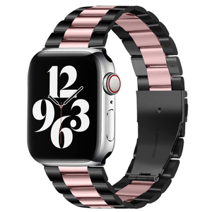 <span class=keywords><strong>Cinturino</strong></span> di Lusso in Acciaio Inossidabile a Tre Perle per <span class=keywords><strong>Apple</strong></span> <span class=keywords><strong>Watch</strong></span> 10/Ultra2 Design Transfrontaliero con Caratteristica Traspirante - Product Image 5