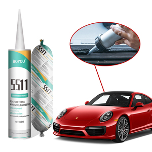 Xyg kính tự động Trung Quốc PU xe Sealant kính chắn gió tự động bên cửa sổ kính không thấm nước đen Polyurethane PU Sealant - Product Image 1