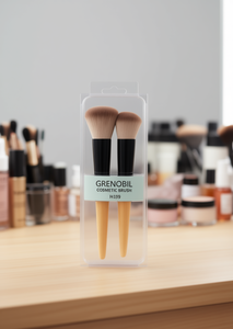 Set di pennelli cosmetici Grenobil H159 Strumenti per il trucco con manico in legno e capelli naturali - Product Image 2