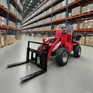 Volnos รถตักจ่ายก๊าซขนาดเล็กพร้อมถัง4WD สำหรับงานทำความสะอาดขยะในสวนในบ้าน - Product Image 1