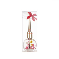 Minyak Kutikula Herbal Logo Kustom Hadiah Natal, Melembutkan & Memperbaiki Kuku Organik, Minyak Alami Beraroma 15ml, Perawatan Kuku Bunga Asli