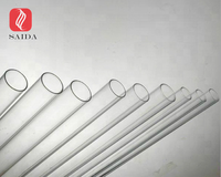 Tube en verre borosilicate résistant à la chaleur pour application d'éclairage, tuyau de chaudière à vapeur haute pression