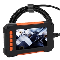 P40 — caméra endoscopique P40, écran 4.3 pouces, LCD 4.3 pouces, appareil d'inspection industriel, boroscope, 8mm, avec câble rigide de 2m