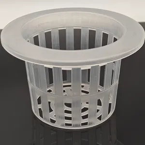 Greenhouse Plastic Mesh Pot Vegetables Grow Basket Hydroponics System Net Cup