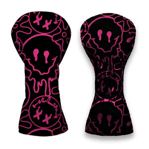 사용자 정의 자수 골프 헤드 커버 가죽 골프 클럽 헤드 커버 프리미엄 우즈 헤드 커버 - Product Image 2