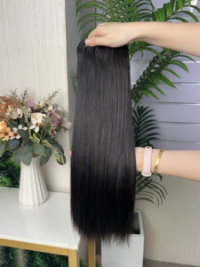ผมตรงแบบ Double Drawn เกรด 9A  จัดเรียงเกล็ดผม  ผมแท้ Remy ไม่ผ่านการแปรรูป - Product Image 2