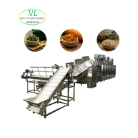 Aangepaste meerlaagse fruit- en groente-industriële transportbanddroogmachine PLC-motor roestvrij staal 304 500 kg/u capaciteit