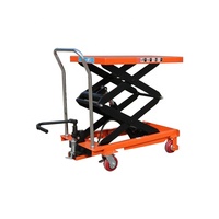 Tragbare kleine manuelle Hub tische Scheren hands tapler mit Tisch 350kg 500kg Gabelstapler zu verkaufen