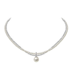 Collar de Perlas de Plata de Ley S925, Estilo Coreano de Lujo, Accesorio de Nicho para Mujer, Collar de Perlas Y01163 - Product Image 5