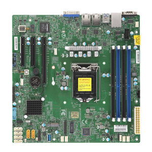 ซุปเปอร์ไมโคร X11SCL-F LGA1151 ATX เมนบอร์ด C246 ชิปเซ็ต M2 NVMe IPMI 2.0 สำหรับ Xeon E-2100 Core i3 Pentium Celeron - Product Image 1