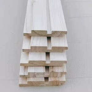 Panneau mural en bois de Paulownia, panneau <span class=keywords><strong>d</strong></span>écoratif mural, placage de bois résistant aux intempéries, façade extérieure de villa - Product Image 1