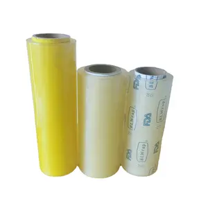 Customized Size And Logo PVC Cling Film Wrap Stretch Food Wrap Food Grade Transparent