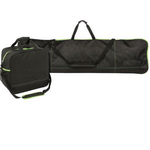 Housse de protection pour ski et snowboard, sac de snowboard, coque rigide antivol, USB, convient à deux paires de skis de 190 cm, portable, léger, en polyester - Product Image 1