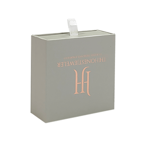 Carton petit tiroir à glissière boîte emballage tiroir coulissant dur papier rustique bijoux boîte-cadeau - Product Image 6