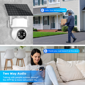 Caméra de sécurité IP PTZ sans fil extérieure alimentée par énergie solaire WiFi OEM 3MP 4MP 2K <span class=keywords><strong>ICSee</strong></span> - Product Image 3