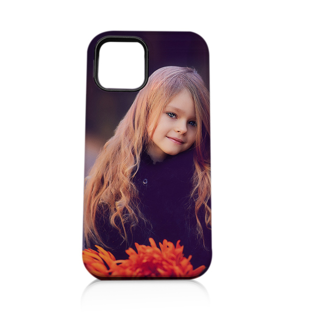 Topjlh Wholesale 2D 3D TPU PC 2 in 1 Tough Cases Custom logo DIY Gifts Sublimation Paper Film Printing Coated Snap Phone Cases