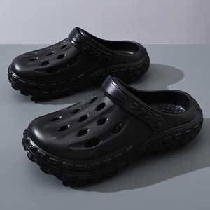 Men's <b>Clogs</b> Thick Soled EVA Anti Slip Hollow Summer Outdoor Beach Wear - Product Image 3