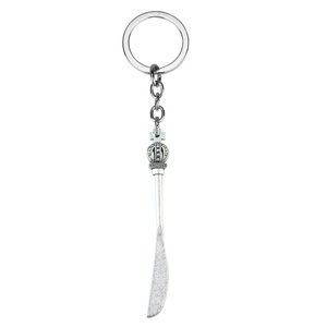 Mini cuillère fourchette métal porte-clés nouvelle mode classique couronne pendentif pour cuisine vaisselle Vintage bricolage métal support chaîne cadeau - Product Image 6