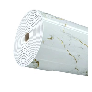 Waterproof Marble Tile Wall Stickers PVC Self Adhesive Home Decoration For Kitchen Living Room Tv Background - Product Image 3