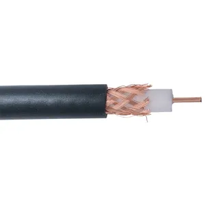 Cable coaxial de alto rendimiento 75Ohm Rg6 1,02 CU Conductor 305m 100M Cable coaxial RG6 Cctv Cable