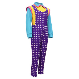 Camisa de cosplay de Fantasia Holly Wheeler para niños, mono, sudadera con capucha de Will Byers, disfraz, pantalones cortos de <span class=keywords><strong>Dustin</strong></span> <span class=keywords><strong>Henderson</strong></span>, trajes para Halloween y carnaval - Product Image 4