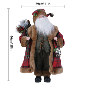 Poupée Père Noël Debout en Plastique Intérieur Festival Père Noël Créatif en Gros de Haute Qualité - Product Image 4