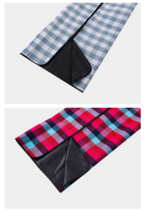 En Stock, Tapete de Picnic de Tres Capas, Grueso, Impermeable, con Correa de Cuero Acrílico, Portátil, para Exteriores, <span class=keywords><strong>Parque</strong></span>, Playa - Product Image 3