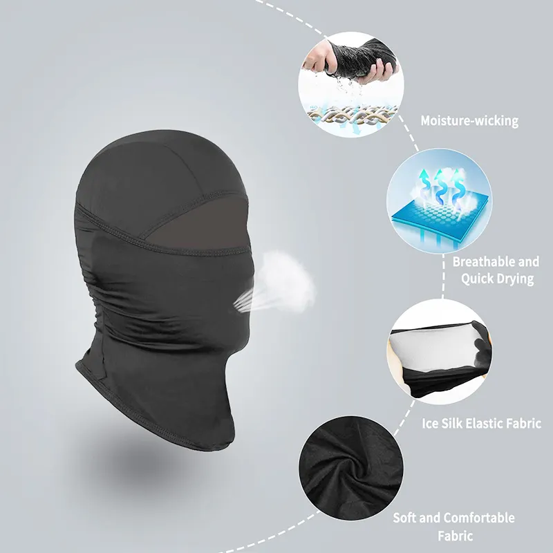 Factory Wholesale Knitted Full Face Cover Balaclava Face Mask for Men and Women