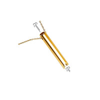 2024 plus récent haut qualité soulagement respirer calmant collier sifflet en acier inoxydable méditation respiration Anti anxiété collier