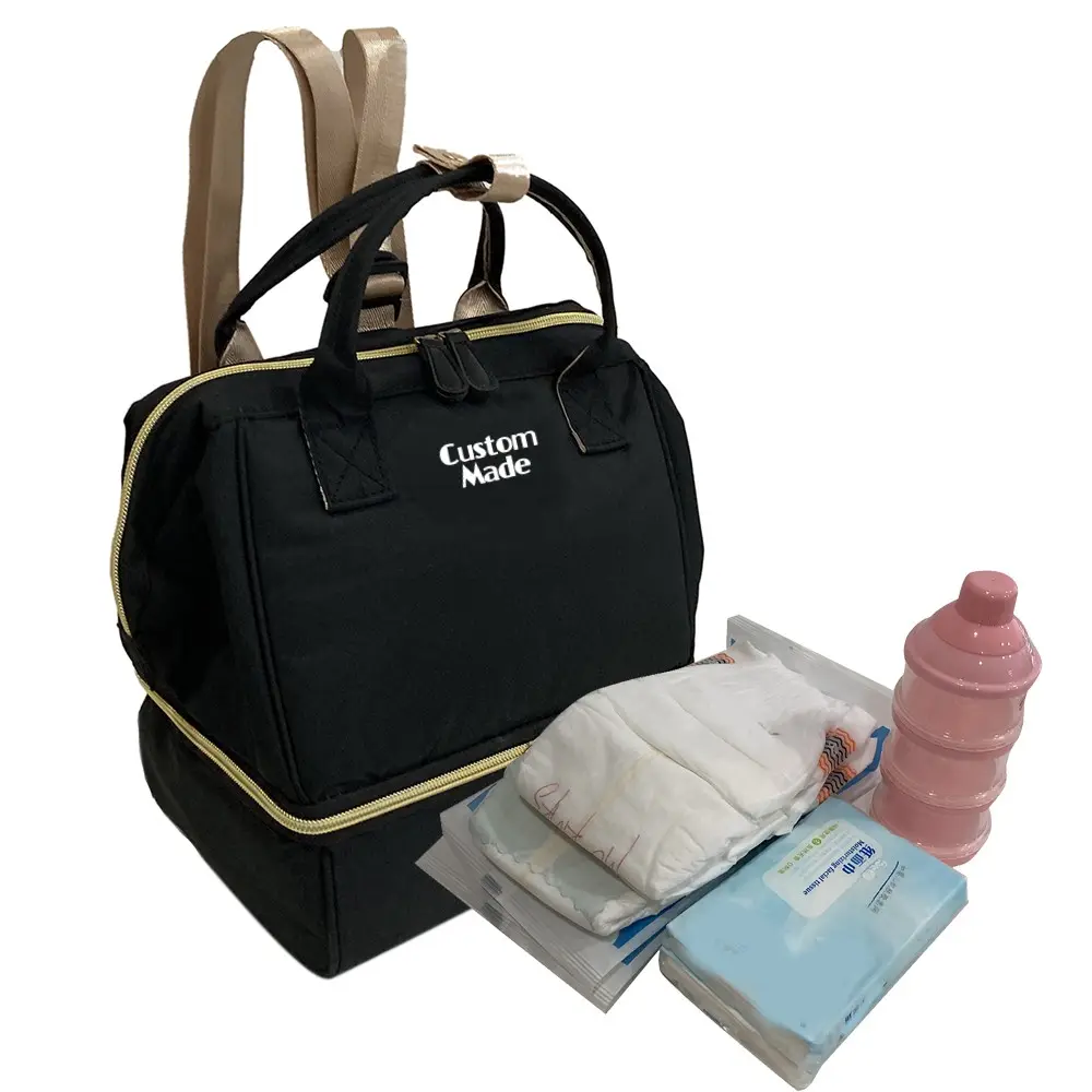 Bolsa de extractor de leche ligera de diseño portátil, mochila, bolsas de bombeo con enfriador para el trabajo, mamá, pañales, regalos para Baby Shower
