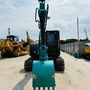 รถขุดไฮดรอลิก Kobelco SK75 ของแท้ ขายดี สภาพดี ไม่มีการรั่วไหล ไม่มีการเลื่อนหางขณะหมุน พร้อมจัดส่งทันที - Product Image 1