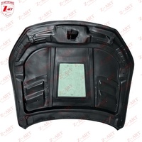Z-ART 2014+ Capot moteur en fibre de carbone transparente pour Maserati Ghibli, couvercle de moteur en fibre de carbone pour Ghibli, capot avant