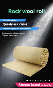 FUNAS Mineral Basalt Rock Wool Thermal Insulation 100kg/m3 Rock Wool Board Panel Roll