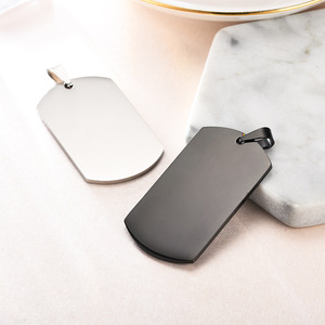 Tên tùy chỉnh nhỏ màu đen trống thép không gỉ Cat <span class=keywords><strong>Dog</strong></span> Pet ID Tag cho khắc - Product Image 3