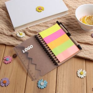 Cuaderno Espiral de Papel Kraft Ecológico Personalizado con Impresión UV y Bolígrafo - Diario con Logotipo Personalizado para Regalos Promocionales - Product Image 1