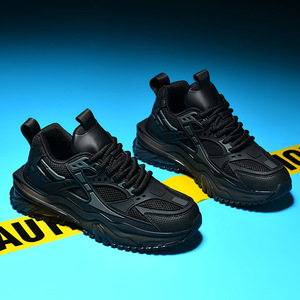 Nouvelles chaussures de sport tendance pour hommes - matériau en mesh pour une respirabilité optimale, grandes tailles, chaussures de course décontractées - Product Image 5