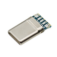 Cable de Carga Rápida USB Tipo C de 16 Pines, Super Speed, 5 Núcleos, PD2.0, 5V 3A/5A, Puerto de Carga, Condensador 10NF, Cableado PCB para Soldadura, ISO9001