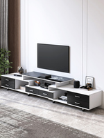 Centre de meubles modernes pour hôtels, meuble TV avec plateau en bois, table basse et table pour le salon