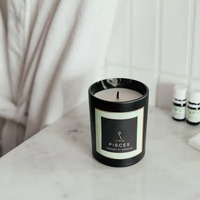 Bougies de désodorisants dans une boîte-cadeau de marque privée de 5.5oz Bougie parfumée en cire de soja