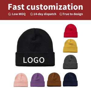 Berretto Invernale in Maglia con Fodera in Seta, Cappello Acrilico Liscio con Risvolto e Fodera Interna in Raso - Product Image 3