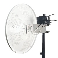 Antenne parabolique maillée hyperbolique longue portée 1,7-4,2 GHz 2*22dBi, antenne de station de base 2x2 MIMO, antenne satellite 60 cm, antenne cellulaire